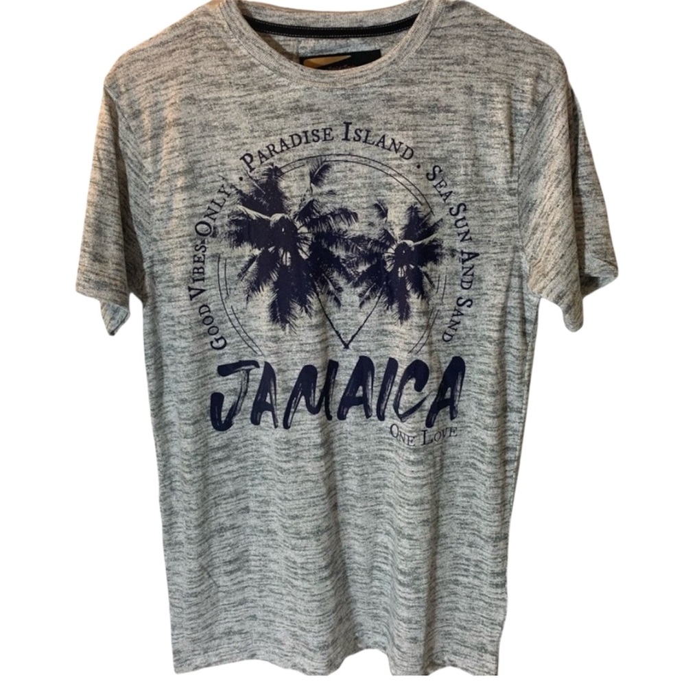 Men's Short Sleeve Heathered Gray T-Shirt